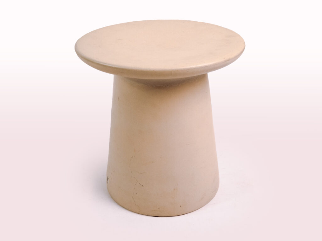 Beige Oval Table